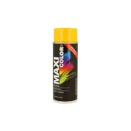 Pintura spray maxi color brillo 400 ml ral 1023 amarillo trafico motip