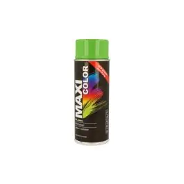 Pintura spray maxi color brillo 400 ml ral 6018 verde amarillento motip