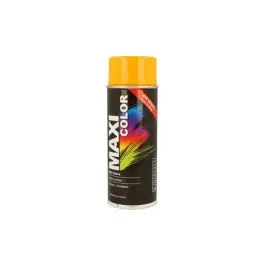 Pintura spray maxi color brillo 400 ml ral 1028 amarillo melon motip