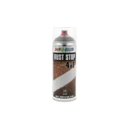 Pintura antioxidante spray rust stop 400 ml ral 7011 gris hierro motip