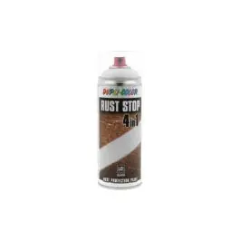 Pintura antioxidante spray rust stop 400 ml ral 9010 blanco motip