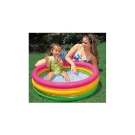 Piscina infantil hinchable tres aros bebe 86x25cm intex