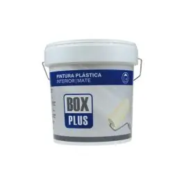 Pintura plastica interior mate 5 kg blanco box plus