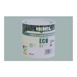 Esmalte al agua eco satinado 250 ml gris perla kolorea