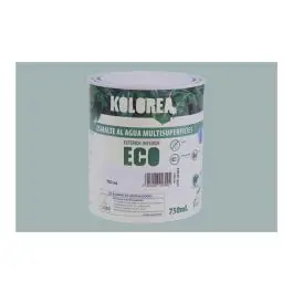 Esmalte al agua eco satinado 750 ml gris perla kolorea