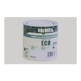 Esmalte al agua eco satinado 250 ml gris suave kolorea