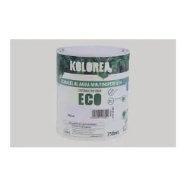 Esmalte al agua eco satinado 750 ml gris suave kolorea