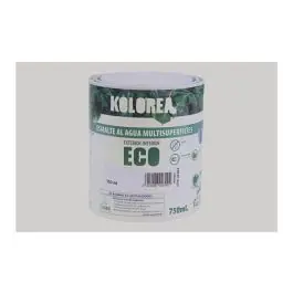 Esmalte al agua eco satinado 750 ml gris niebla kolorea