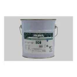 Esmalte al agua eco satinado 4 l gris niebla kolorea