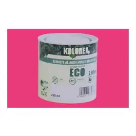 Esmalte al agua eco satinado 250 ml fucsia kolorea