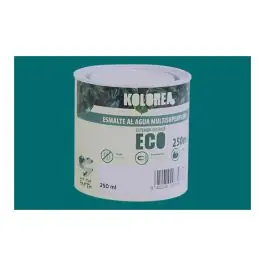 Esmalte al agua eco satinado 250 ml verde jade kolorea
