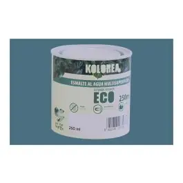 Esmalte al agua eco satinado 250 ml gris marengo kolorea