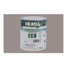 Esmalte al agua eco satinado 750 ml moka kolorea