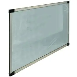 Mosquitera ventana extensible fibra vidrio 40x50-92 cm blanca natuur