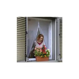 Mosquitera ventana magnetica 150 x 180 cm blanca natuur
