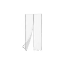 Mosquitera puerta fija fijacion textil 150 x 250 cm blanca natuur