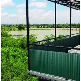 Cañizo pvc lite doble cara 16 mm 2 x 3 m verde catral