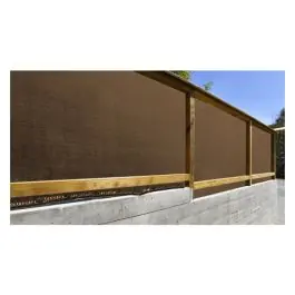 Malla ocultacion sombreo premium 1,5 x 5 m marron fun&go