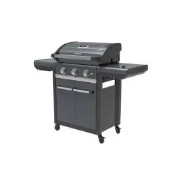 Barbacoa a gas 3 quemadores + hornillo premiun s 10.200 + 2.300 w campingaz