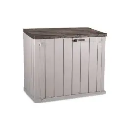 Cobertizo resina storer plus 842 l 129,5x74,5 x111h taupe/marron toomax