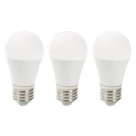 Bombilla esferica led 3 unid g45 e27 7w 800lm 3000k sonedas