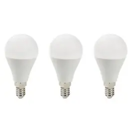 Bombilla esferica led 3 unid g45 e14 7w 800lm 3000k sonedas