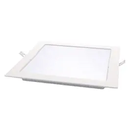 Downlight led empotrar cuadrado blanco 21,2cm 18w 1.980lm 6500k sonedas