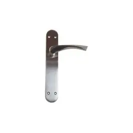 Manilla amura zamak/aluminio placa (juego) niquel satinado kylate