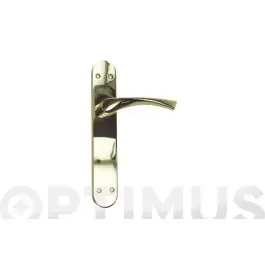 Manilla amura zamak/aluminio placa (juego) dorado brillante kylate