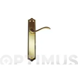 Manilla eslora zamak/aluminio placa (juego) dorado pulido/mate kylate