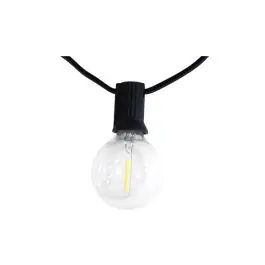 Guirnalda solar led 760cm 3w 2700k 10l g40+1 metr guirnalda solar led 760cm 3w 2700k 10 bombillas i cristalrecord