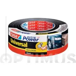 Cinta americana universal extra power 50 m x 50 mm negro tesa tape