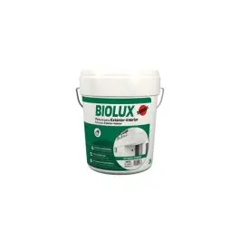Pintura plastica interior exterior biolux mate 15 l blanco titan