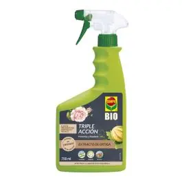 Triple accion insecticida + fungicida + acaricida 750 ml compo