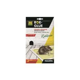 Trampa adhesiva ratones roe-glue 3 unidades masso