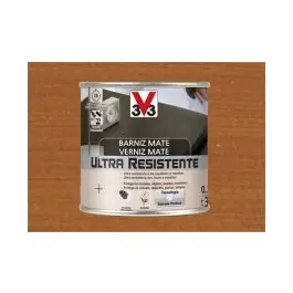 Barniz interior al agua ultra resistente mate 250 ml cerezo v33