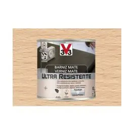 Barniz interior al agua ultra resistente mate 250 ml incoloro v33