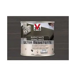 Barniz interior al agua ultra resistente mate 250 ml wengue v33