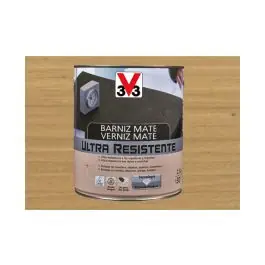 Barniz interior al agua ultra resistente mate 750 ml roble claro v33