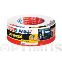 Cinta americana universal extra power 50 m x 50 mm blanco tesa tape