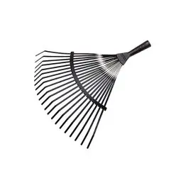 Escoba recogehojas metalica 21 dientes planos 38,5 cm sin mango bellota