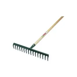 Rastrillo jardin 12 puas 30 cm con mango de 130 cm maiol