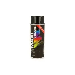 Pintura spray maxi color satinado 400 ml ral 9005 negro intenso motip