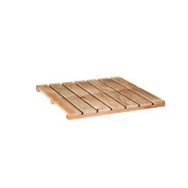 Loseta de madera natural 100 x 100 cm h 3,2 cm nortene