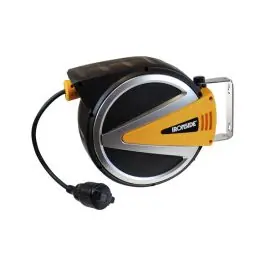 Enrollacable mural automatico con estribo para pared 3 x 1.5 mm2 12 mts + 1 mts ironside