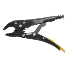 Alicate de presion grip universal boca curva 192 mm apertura: 0-42 mm., con cortante ironside