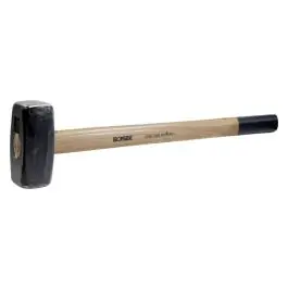 Maza 4 kg. 700 mm cabeza forjada din 6475,mango de nogal americano ironside
