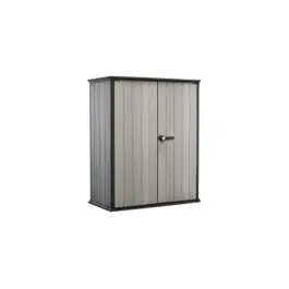 Arcon cobertizo exterior de resina highstoreplus 140 x 73,6 x 170,4 cm keter