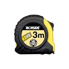 Flexometro abs/caucho con freno 3 m x 19 mm ironside