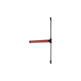 Antipanico sobreponer 2 puntos fast touch 840mm negro/rojo cisa
